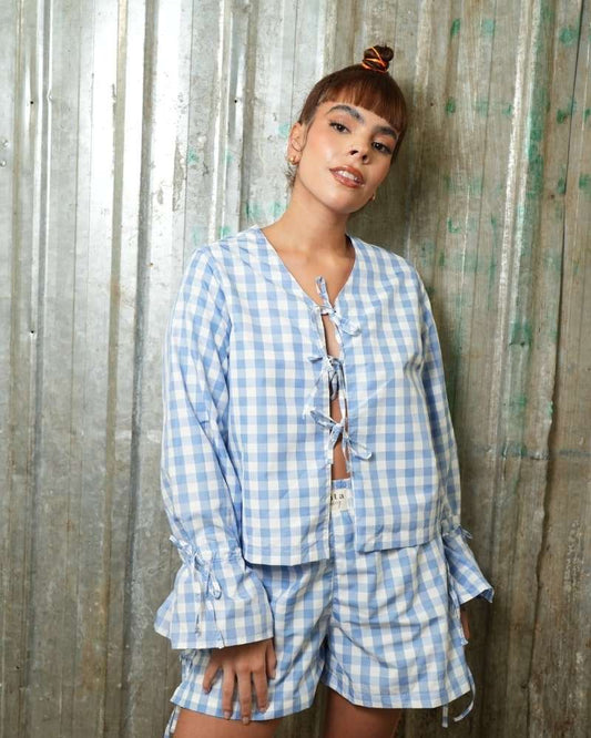 Camisa Cuadros - Azul