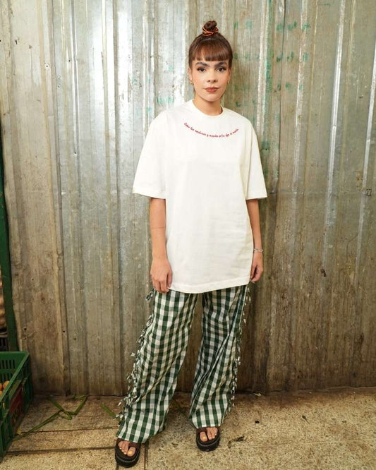 Pant Cuadros - Verde Pino