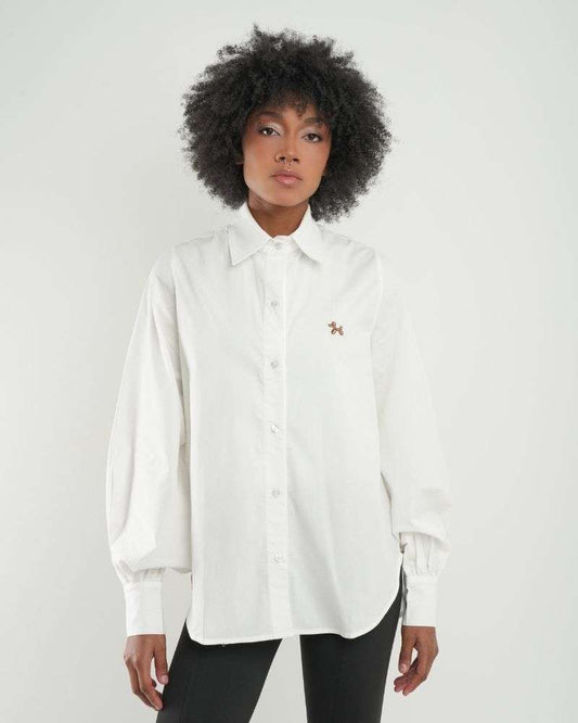 Camisa globo - Marfil