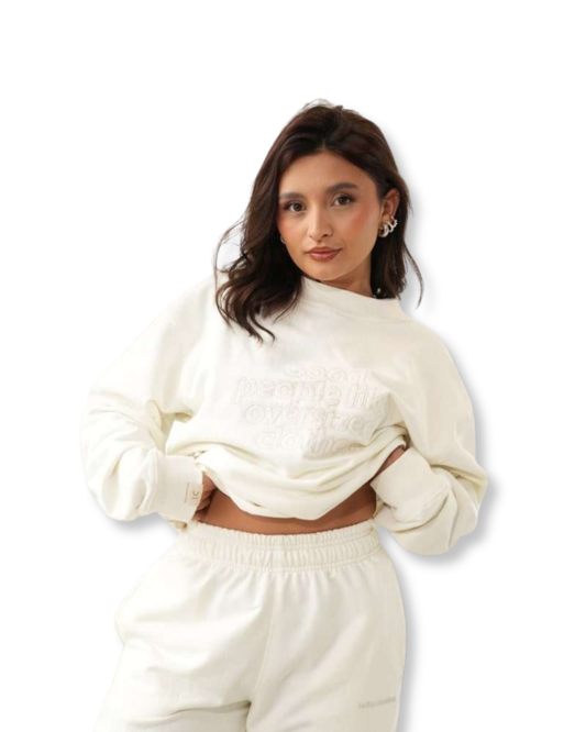 Good People Crewneck - Marfil