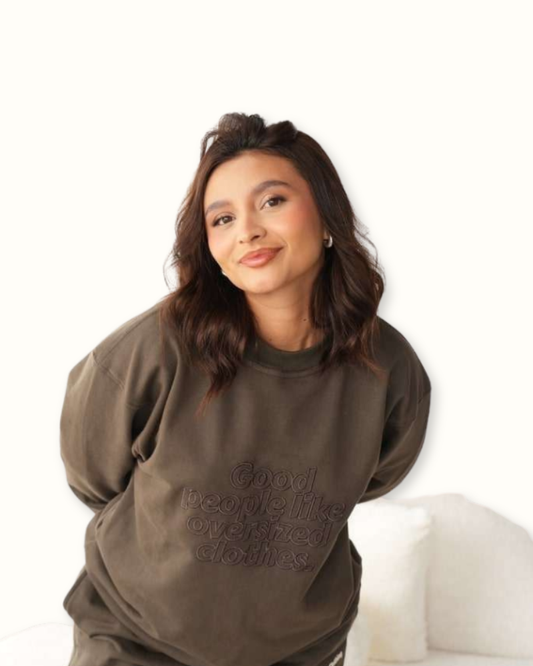 Good People Crewneck - Café