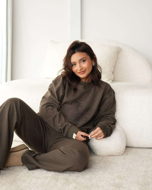 Good People Crewneck - Café