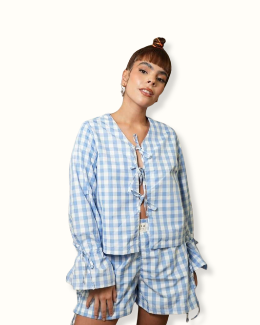 Camisa Cuadros - Azul